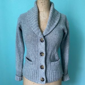 Aerie (American Eagle) grey cardigan sweater.  Size XS, fits like XXS